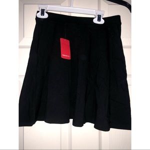 Forever 21 Black Cotton Mini Skirt